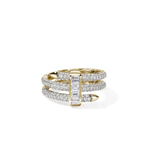 Women John Hardy Rings>Artisan Series Spear Ring, Triple Tier