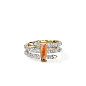 Women John Hardy Rings>Artisan Series Spear Ring, Triple Tier