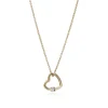 Women John Hardy Necklaces>Bamboo Heart Necklace, Gold, Diamonds