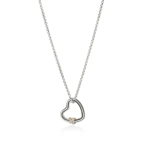 Women John Hardy Necklaces>Bamboo Pendant Necklace, Gold, Silver, Diamonds