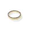 John Hardy Rings>Carved Chain Band Ring, Gold, Slim