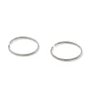 Women John Hardy Earrings>Carved Chain Hoop Earrings, Silver, Large