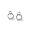 Women John Hardy Earrings>Carved Chain Interlink Stud Earrings, Silver