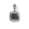 Women John Hardy Necklaces>Carved Chain Pendant, Sterling Silver, Pavé