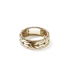 John Hardy Rings>Carved Chain Ring, Gold