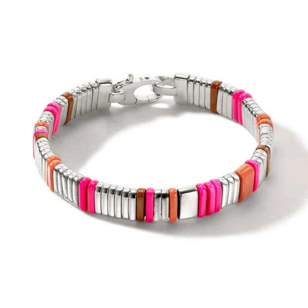 Women John Hardy Bracelets | Bracelets>Colorblock Bracelet, Silver