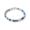 Women John Hardy Bracelets | Bracelets>Colorblock Bracelet, Silver, Slim