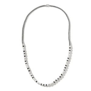 Women John Hardy Necklaces | Necklaces>Colorblock Necklace, Silver, Pearl