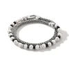 Women John Hardy Bracelets | Bracelets>Colorblock Wrap, Silver, Pearl