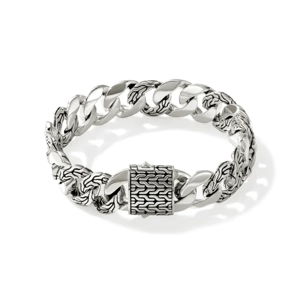 John Hardy Bracelets>Curb Bracelet, Sterling Silver, 14MM