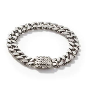 John Hardy Bracelets>Curb Chain Bracelet, Sterling Silver, 11MM