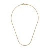 John Hardy Necklaces>Curb Chain Necklace, Gold, 2MM