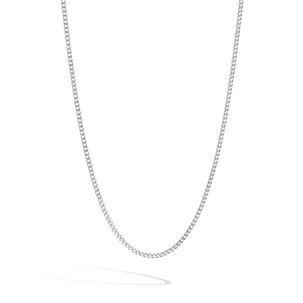 John Hardy Necklaces>Curb Chain Necklace, Sterling Silver, 2.1MM