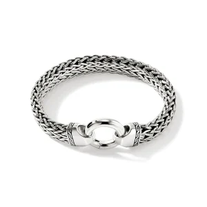 John Hardy Bracelets>Flat Chain Bracelet, Sterling Silver, 11MM