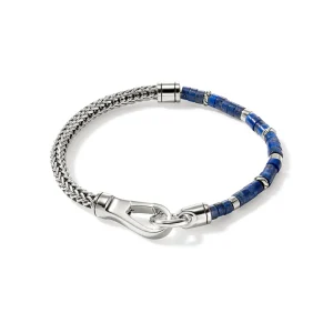 John Hardy Bracelets>Heishi Chain Bracelet, Silver