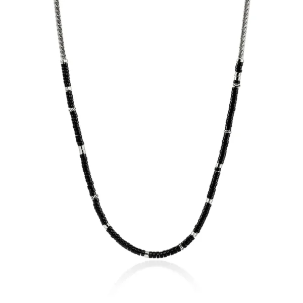 John Hardy Necklaces>Heishi Chain Necklace, Silver