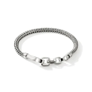 John Hardy Bracelets>Hook Clasp Bracelet, Sterling Silver, 5MM