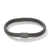 John Hardy Bracelets>Icon Bracelet, Dark Silver, 7.5MM