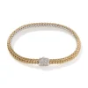 Women John Hardy Bracelets | Bracelets>Icon Bracelet, Gold, Silver, Diamonds, 5MM