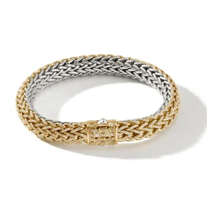 Women John Hardy Bracelets | Bracelets>Icon Bracelet, Gold, Silver, Diamonds, 10.5MM