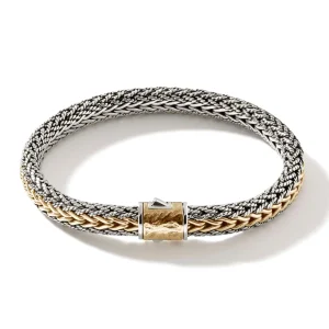 Women John Hardy Bracelets | Bracelets>Icon Bracelet, Gold, Sterling Silver, 8MM