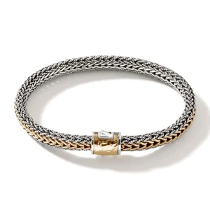 Women John Hardy Bracelets | Bracelets>Icon Bracelet, Gold, Sterling Silver, 7MM