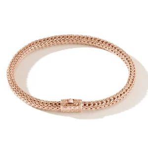 Women John Hardy Bracelets | Bracelets>Icon Bracelet, Rose Gold, 5MM