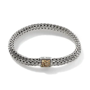 Women John Hardy Bracelets | Bracelets>Icon Bracelet, Sterling Silver, Pavé, 6.5MM