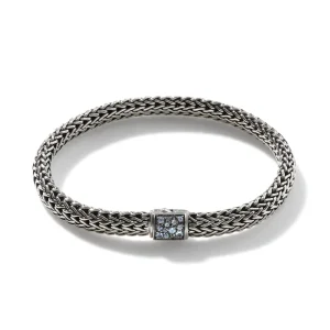 Women John Hardy Bracelets | Bracelets>Icon Bracelet, Sterling Silver, Pavé, 6.5MM