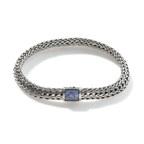 Women John Hardy Bracelets | Bracelets>Icon Bracelet, Sterling Silver, Pavé, 6.5MM