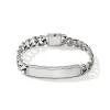 John Hardy Bracelets>ID Curb Bracelet, Sterling Silver, 11MM