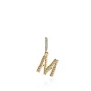 Women John Hardy Necklaces>Initial Pendant, Gold, Diamonds