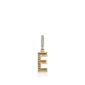 Women John Hardy Necklaces>Initial Pendant, Gold, Diamonds