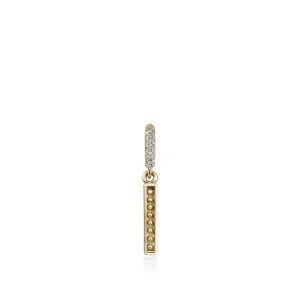 Women John Hardy Necklaces>Initial Pendant, Gold, Diamonds