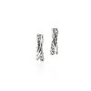 Women John Hardy Earrings>JH Essential Crossover Earring, Sterling Silver, 20.5MM