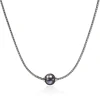 Women John Hardy Necklaces | Necklaces>JH Essential Grey Pearl Necklace, Sterling Silver, 1.8MM