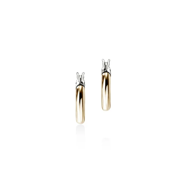 Women John Hardy Earrings>JH Essential Hoop Earring, Gold, Sterling Silver, 10MM