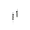 Women John Hardy Earrings>JH Essential Hoop Earring, Sterling Silver, Diamonds, 9MM