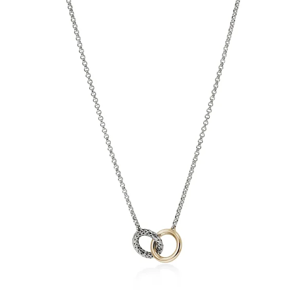 Women John Hardy Necklaces>JH Essential Linked Necklace, Gold, Sterling Silver, 2MM