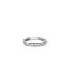 Women John Hardy Rings>JH Essential Pavé Band Ring, Sterling Silver, Diamonds, 2.5MM