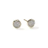 Women John Hardy Earrings>JH Essential Pavé Stud Earring, Gold, Diamonds, 7MM