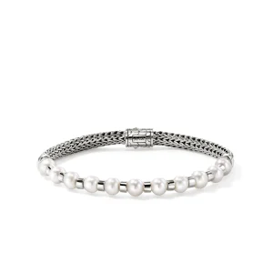 Women John Hardy Bracelets | Bracelets>JH Essential Pearl Bracelet, Sterling Silver