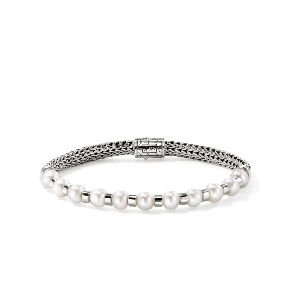 Women John Hardy Bracelets | Bracelets>JH Essential Pearl Bracelet, Sterling Silver