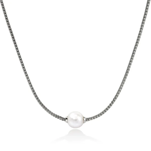 Women John Hardy Necklaces | Necklaces>JH Essential Pearl Necklace, Sterling Silver, 1.8MM