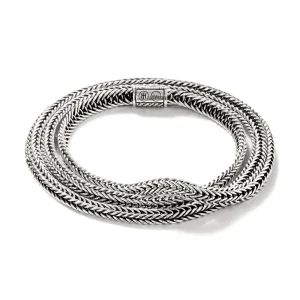 Women John Hardy Bracelets | Bracelets>Kami Chain Triple Wrap, Silver, 4.5MM