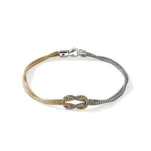 Women John Hardy Bracelets | Bracelets>Love Knot Bracelet, Gold, Silver, 3.6MM