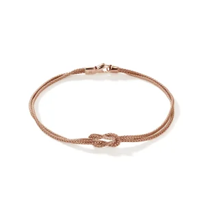 Women John Hardy Bracelets | Bracelets>Love Knot Bracelet, Rose Gold, 3.6MM