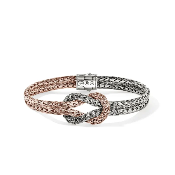 Women John Hardy Bracelets | Bracelets>Love Knot Bracelet, Rose Gold, Sterling Silver, 7MM