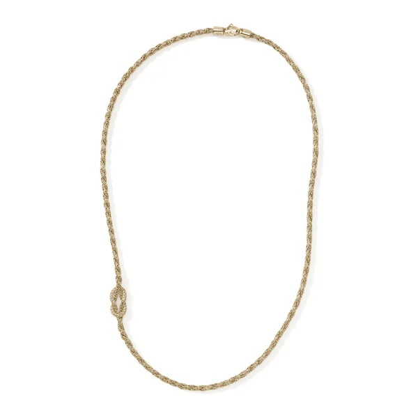 Women John Hardy Necklaces | Necklaces>Love Knot Necklace, Gold, 1.8MM