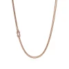 Women John Hardy Necklaces>Love Knot Necklace, Rose Gold, 3.6MM